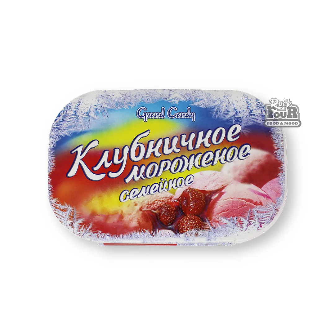 Պաղպաղակ «Grand Candy Ընտանեկան» ելակի համով 500գ